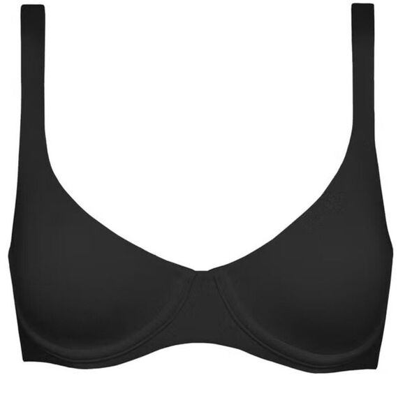 CUUP Scoop Black Modal Bra, Size 32F NEW w/o TAG - Picture 2 of 5